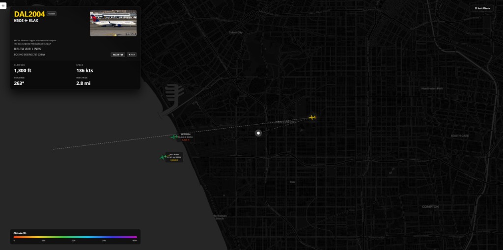 Kiosk mode full-screen map