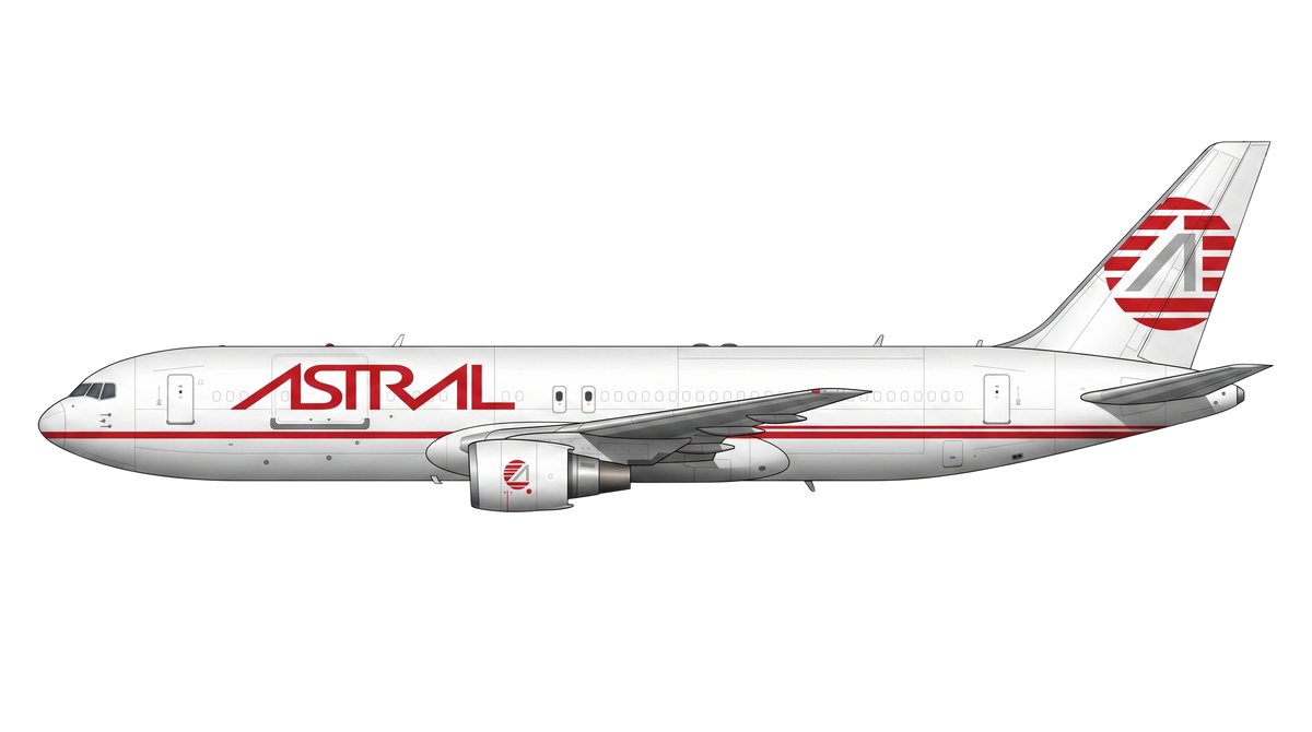 Astral Aviation livery