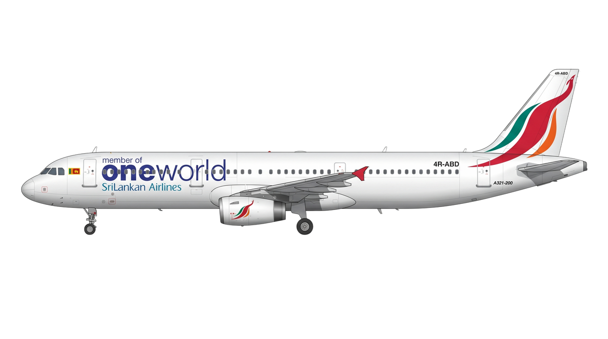 SriLankan Airlines livery