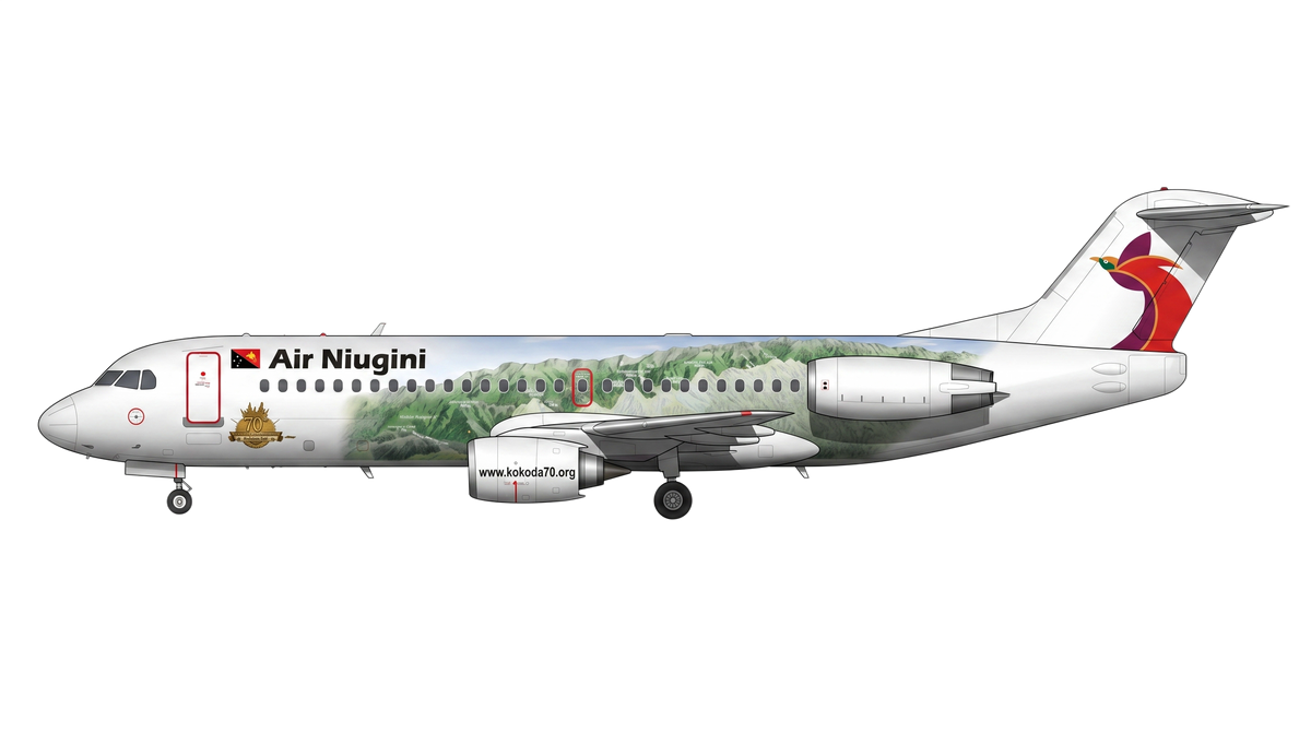 Air Niugini livery