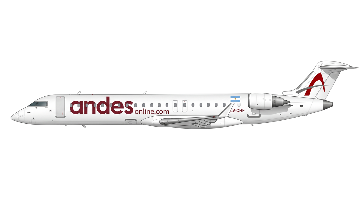 Andes Líneas Aéreas livery