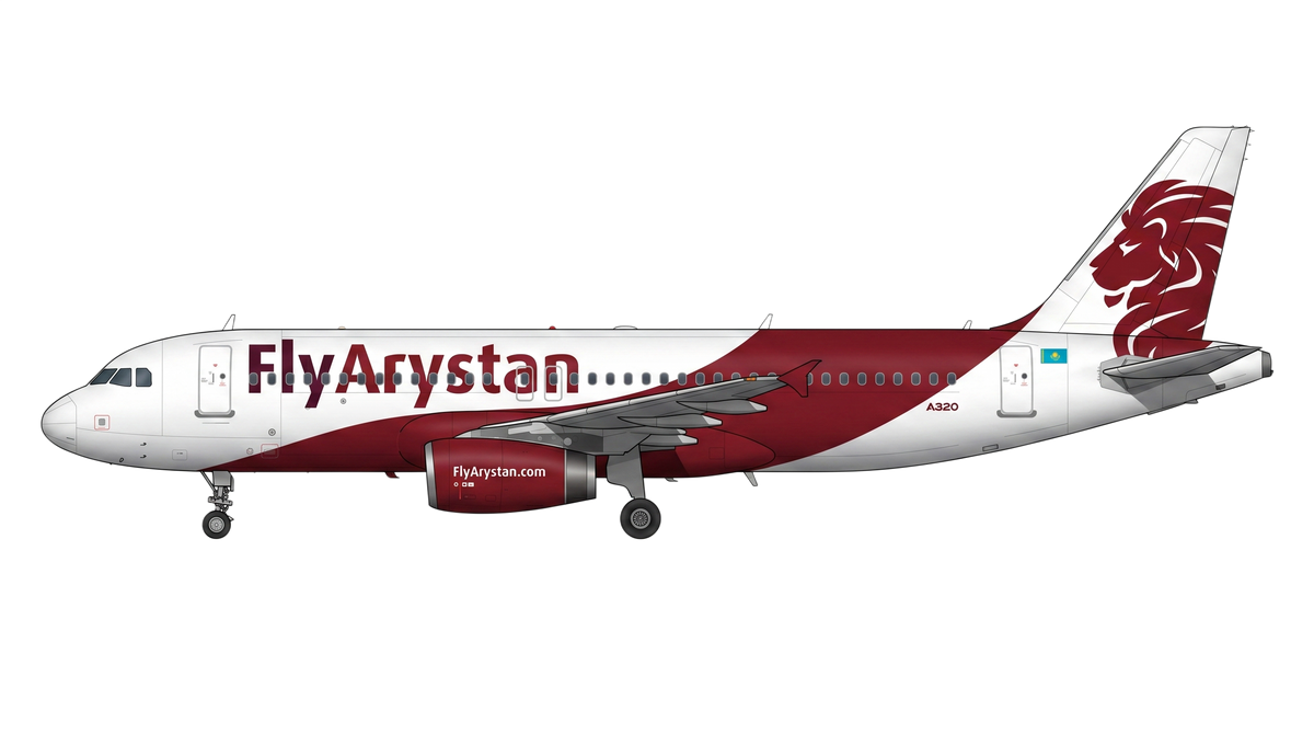 FlyArystan livery