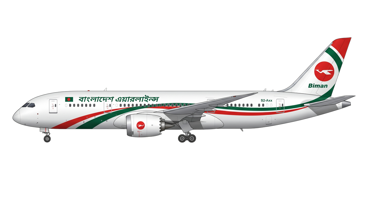 Biman Bangladesh Airlines livery