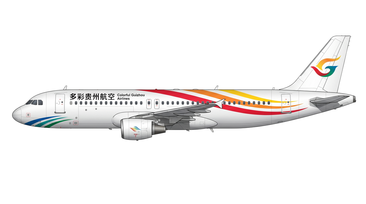 Colorful Guizhou Airlines livery