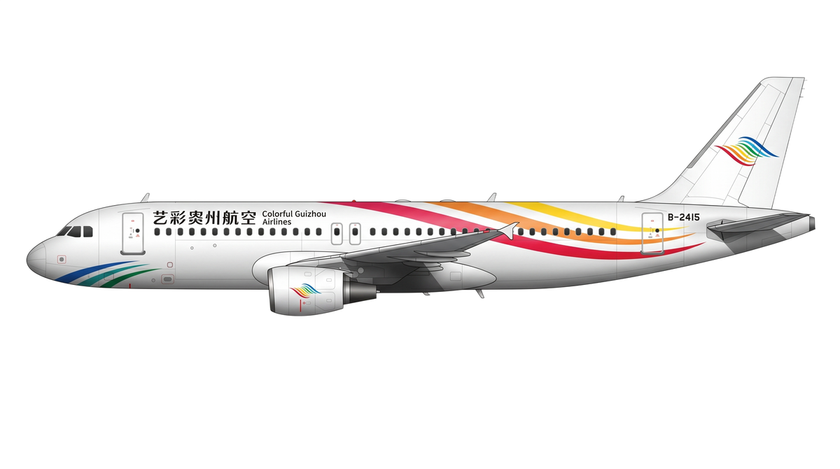 Colorful Guizhou Airlines livery