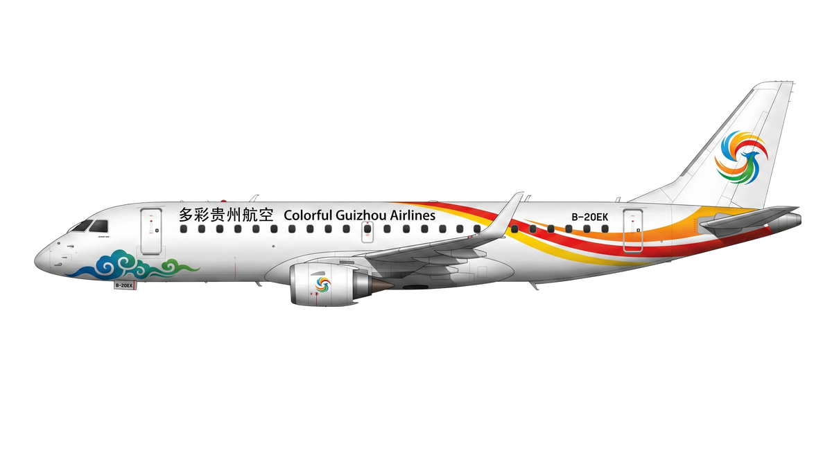 Colorful Guizhou Airlines livery