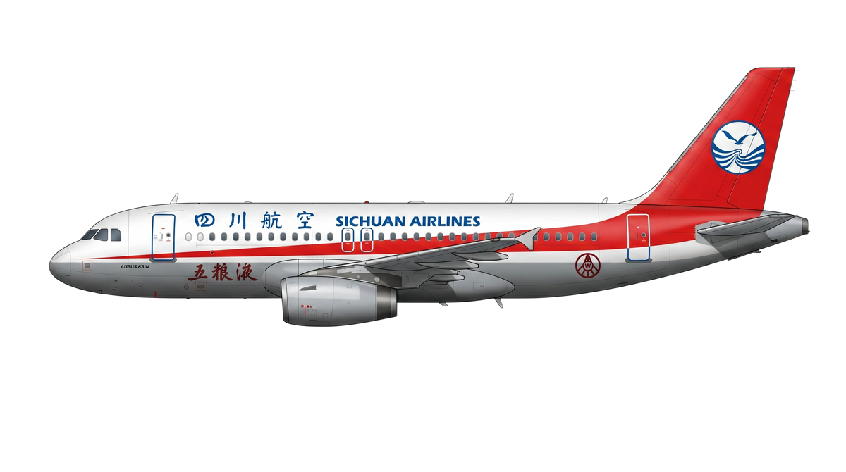 Sichuan Airlines livery