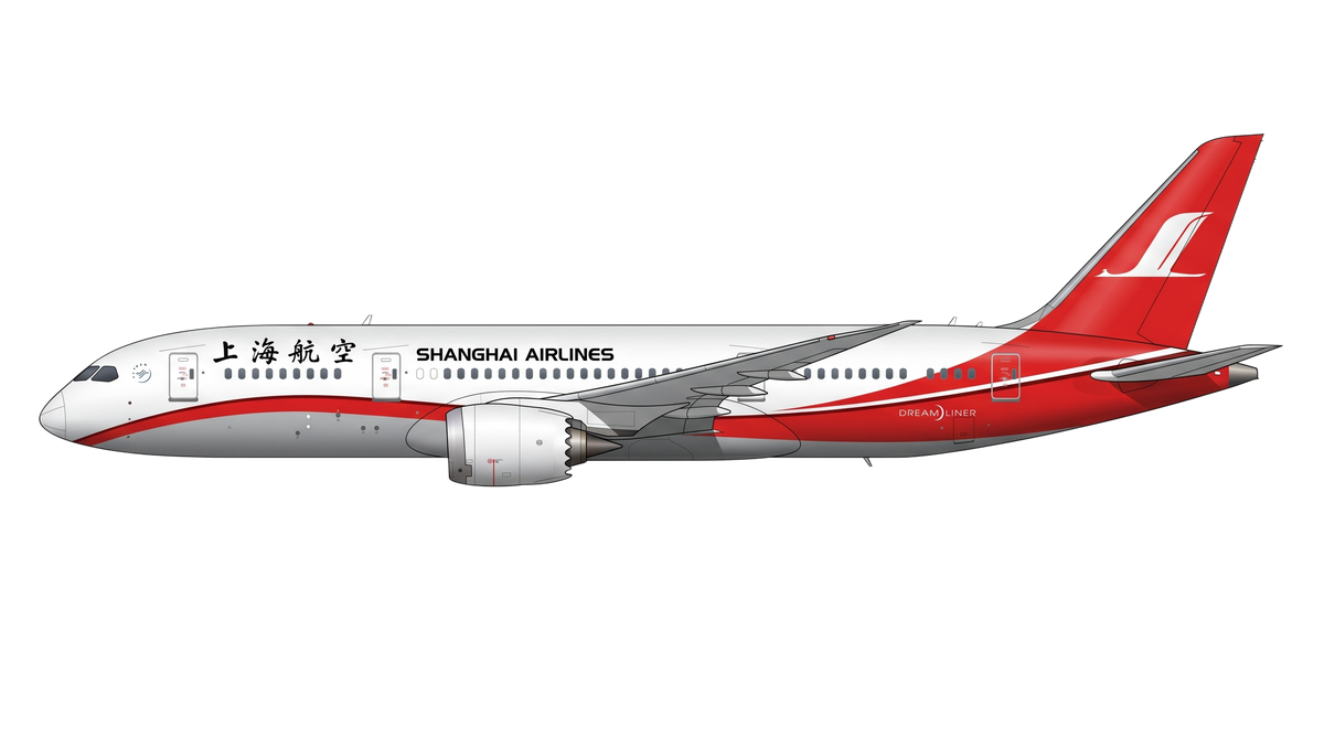 Shanghai Airlines livery