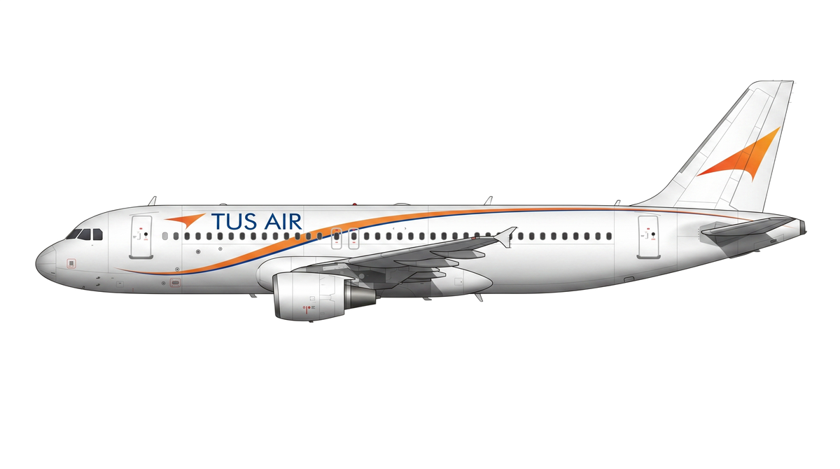 Tus Airways livery