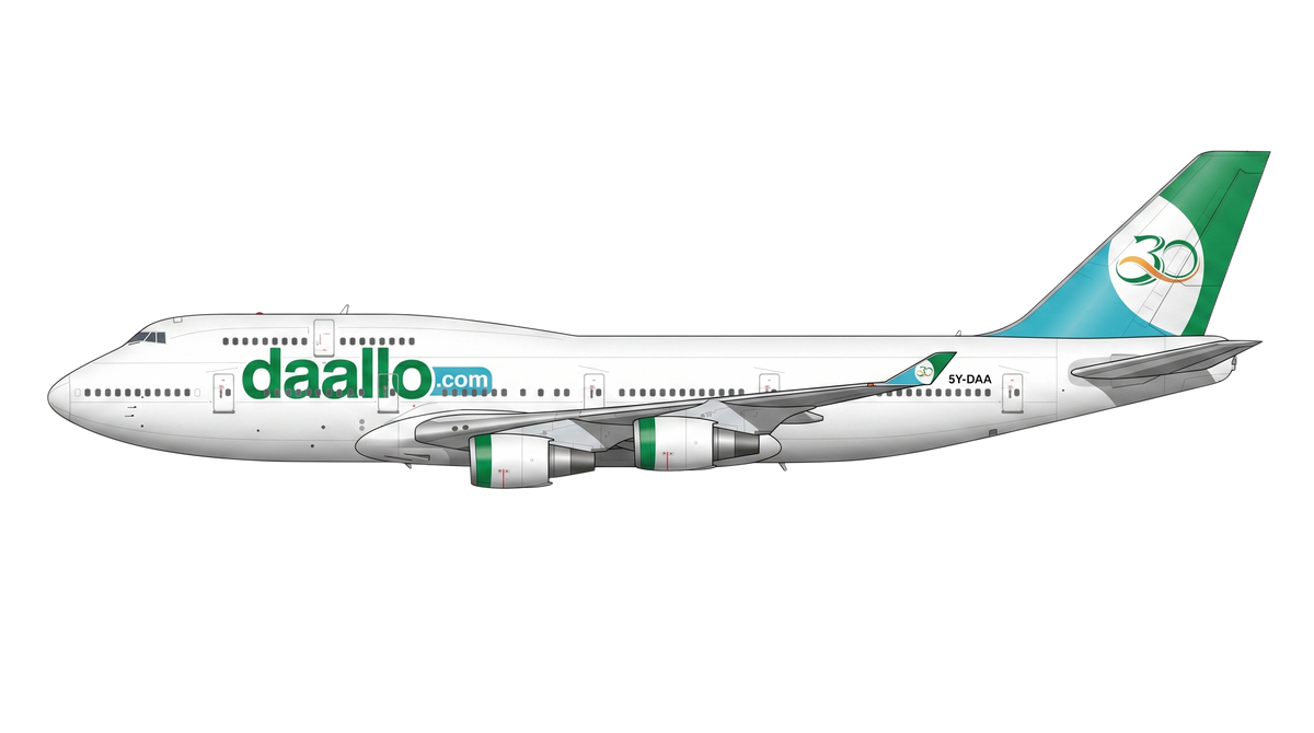 Daallo Airlines livery