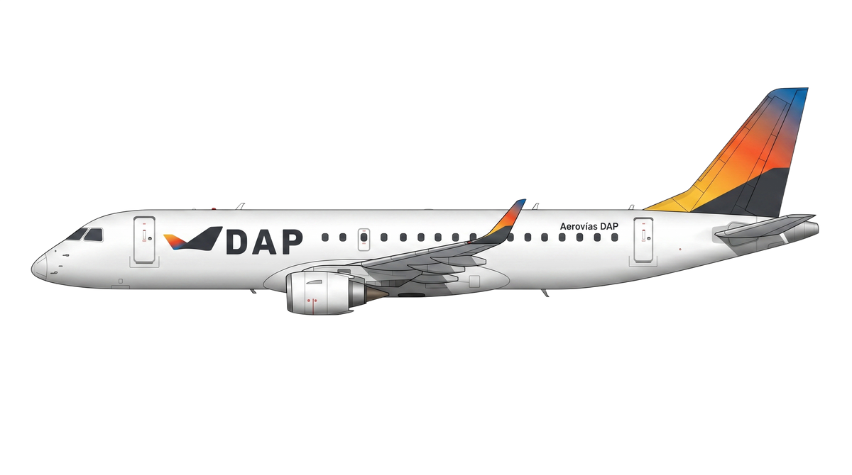 Aerovías DAP livery