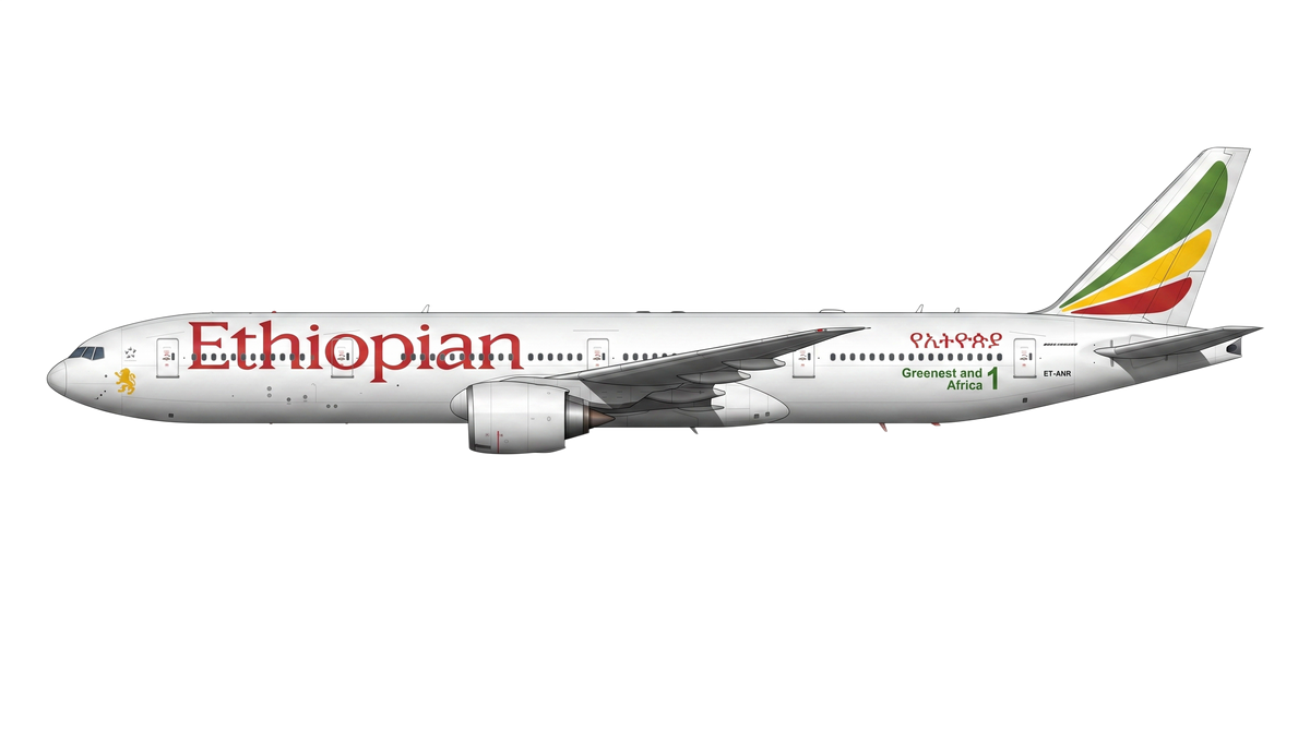 Ethiopian Airlines livery
