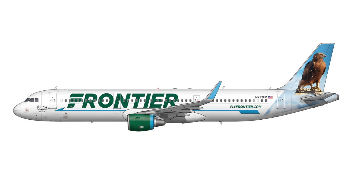 Frontier Airlines livery