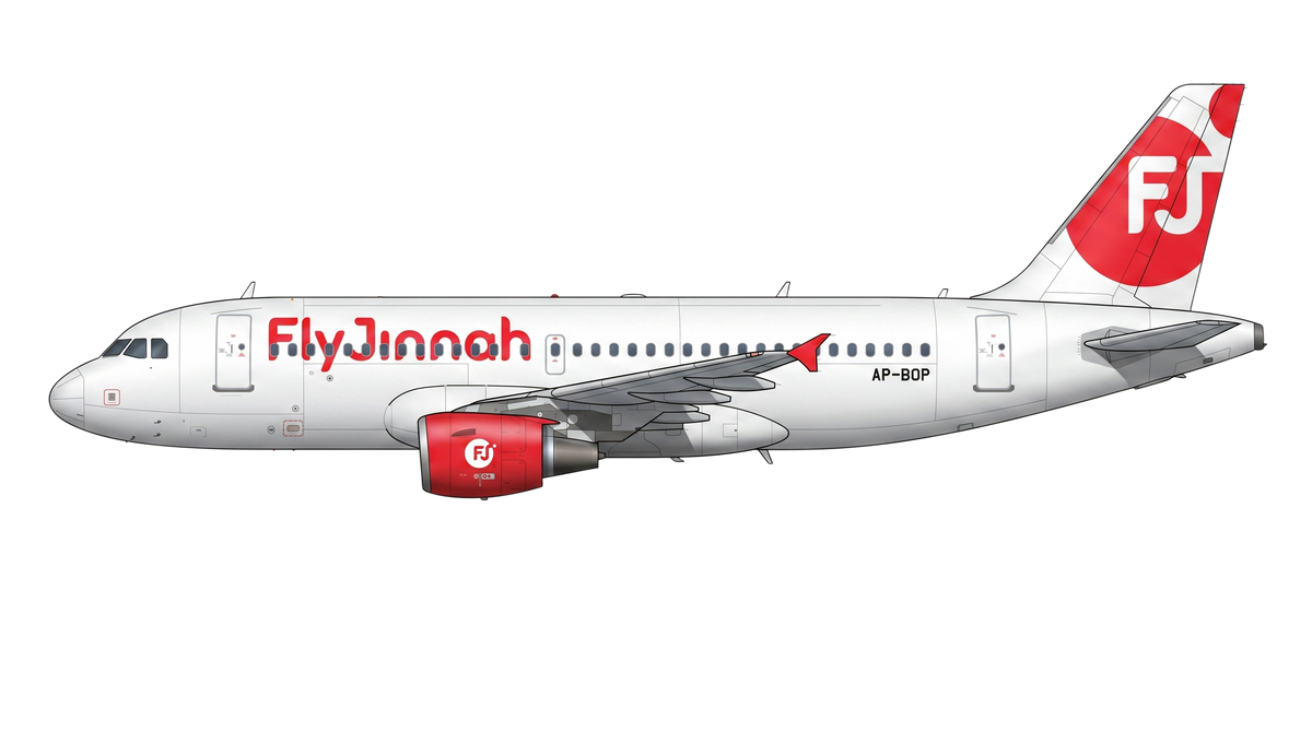 Fly Jinnah livery