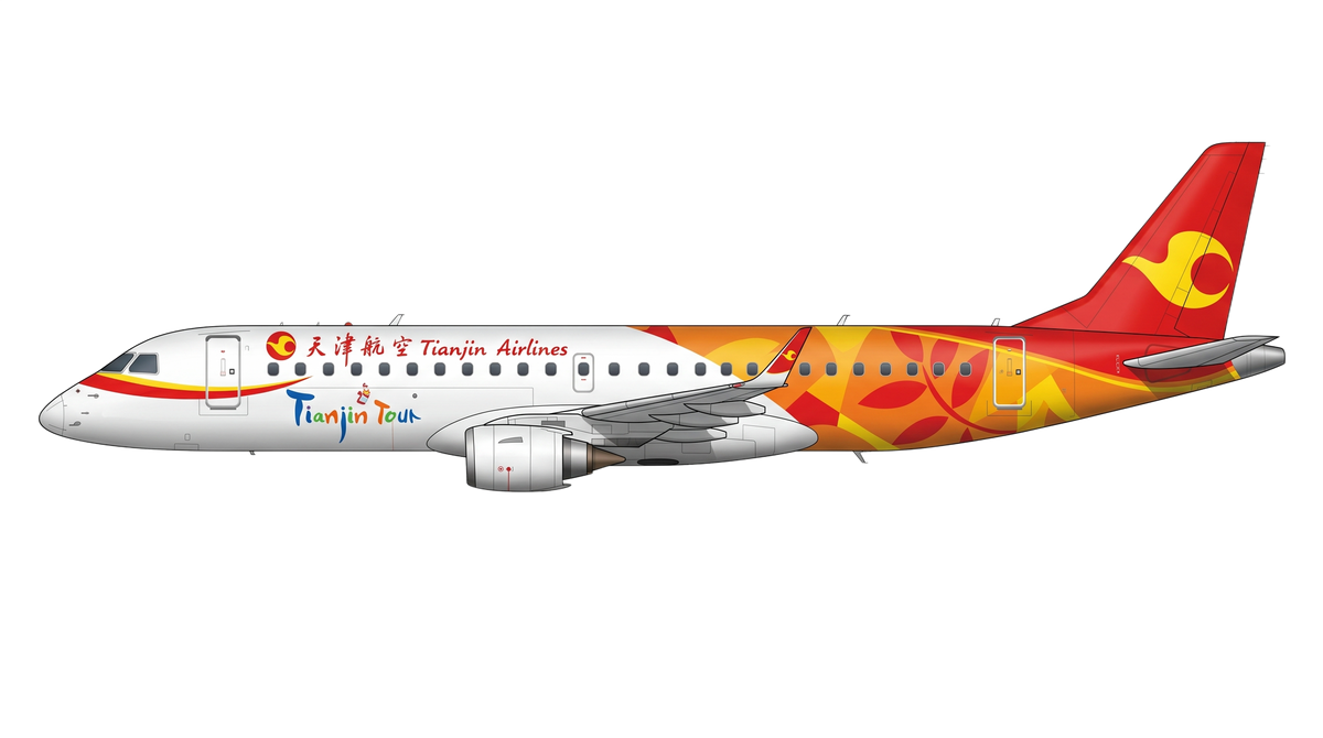 Tianjin Airlines livery