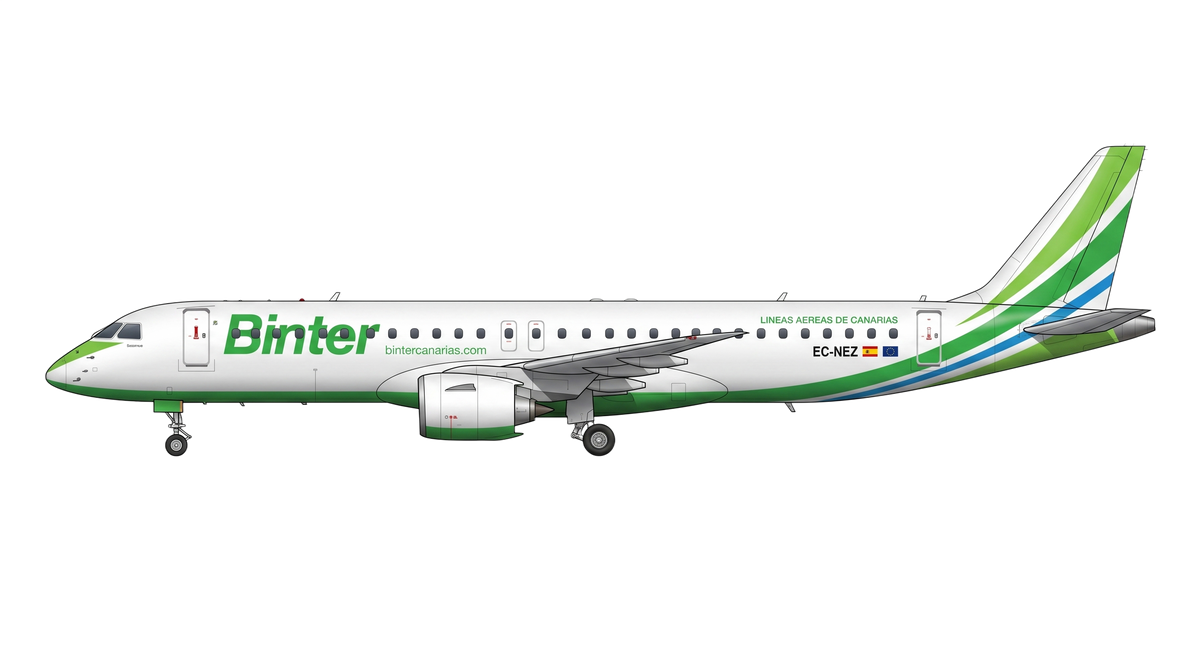 Binter Canarias livery