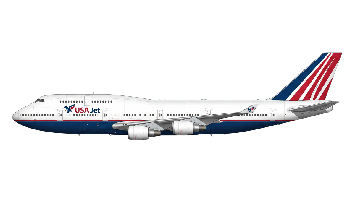 USA Jet Airlines livery