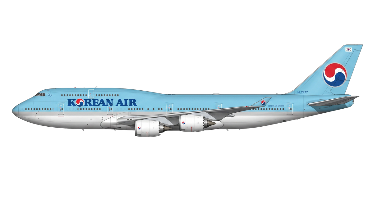 Korean Air livery