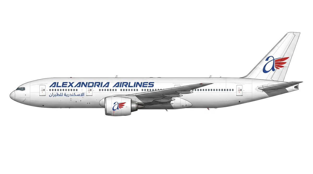 Alexandria Airlines livery