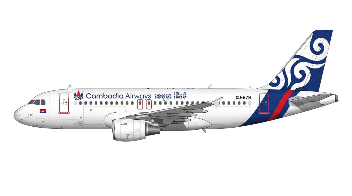 Cambodia Airways livery