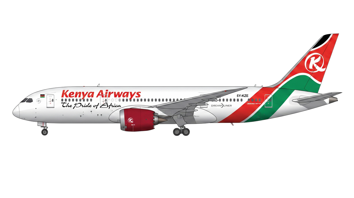 Kenya Airways livery