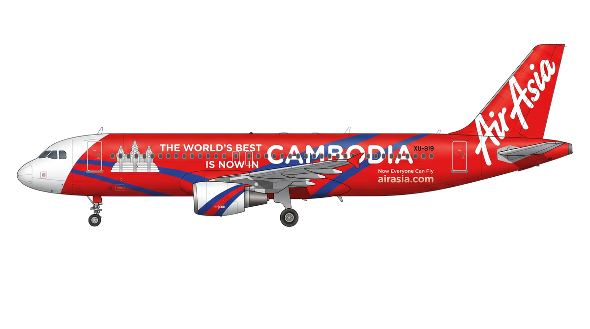AirAsia Cambodia livery
