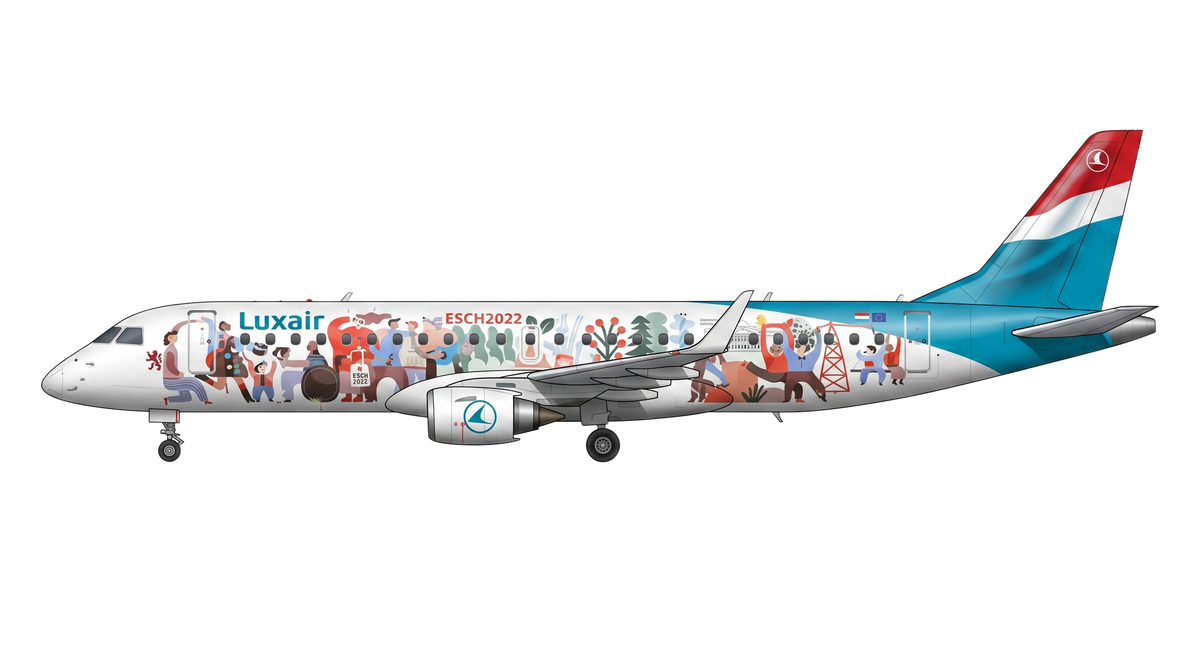 Luxair livery
