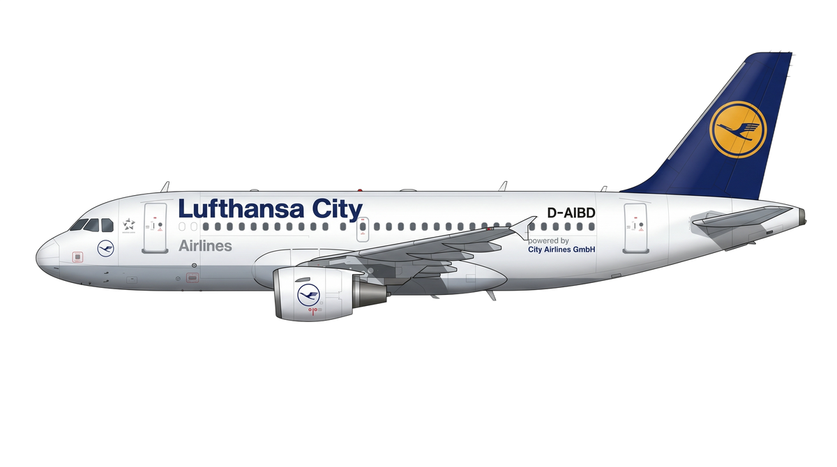 Lufthansa City Airlines livery
