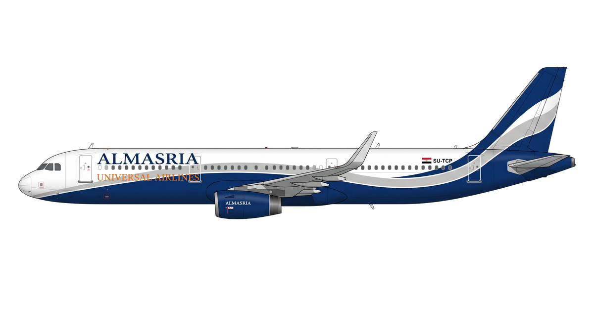 AlMasria Universal Airlines livery