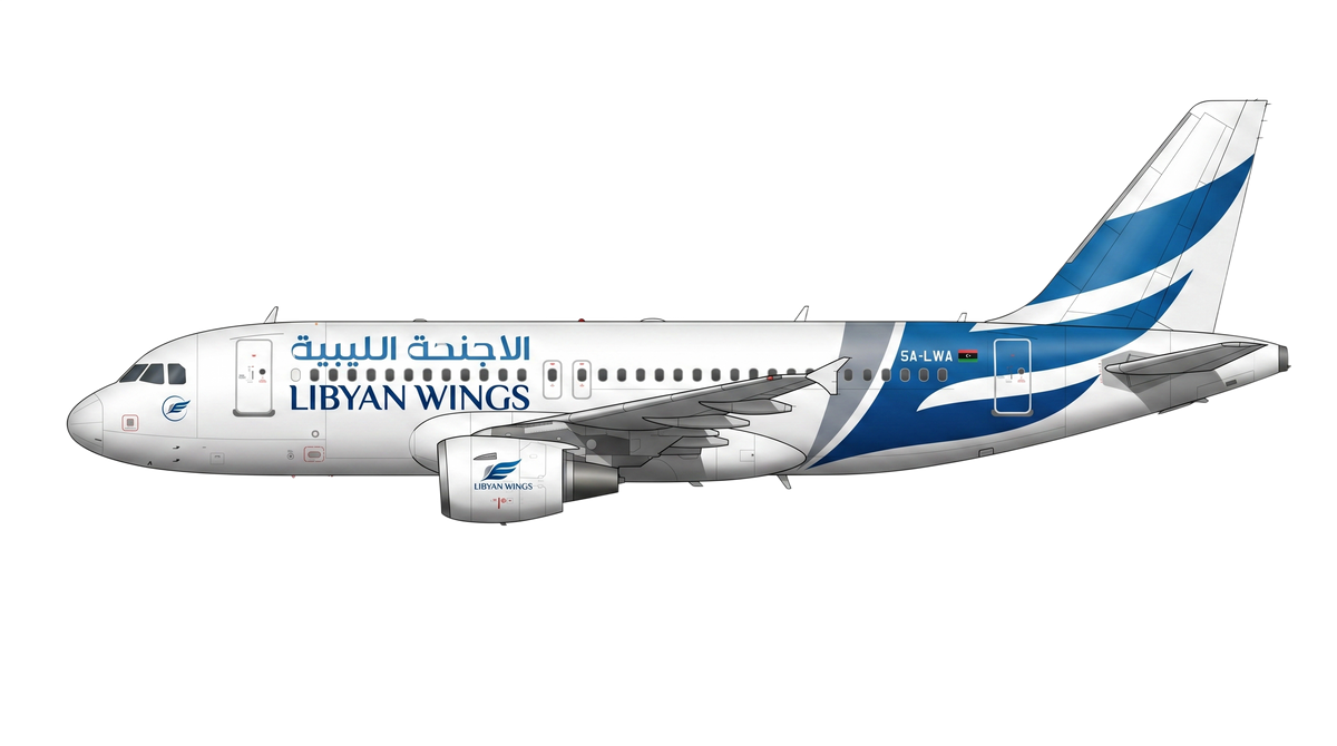 Libyan Wings livery