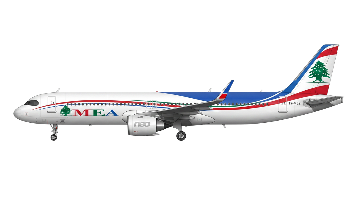 Middle East Airlines livery