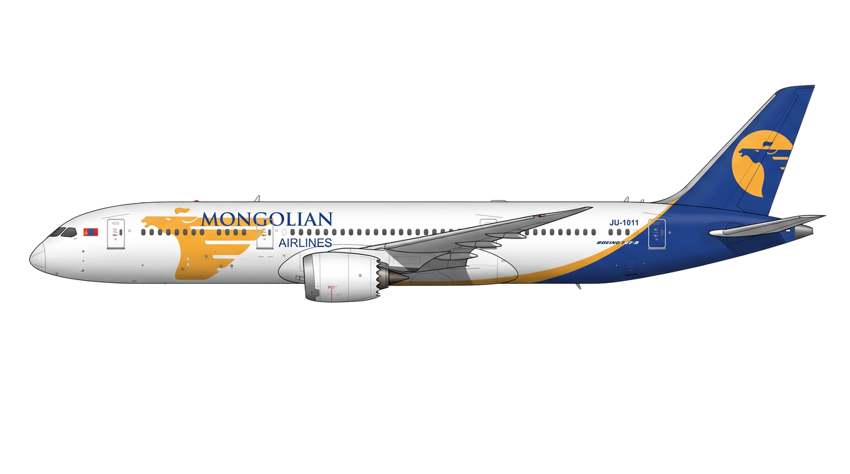 MIAT Mongolian Airlines livery