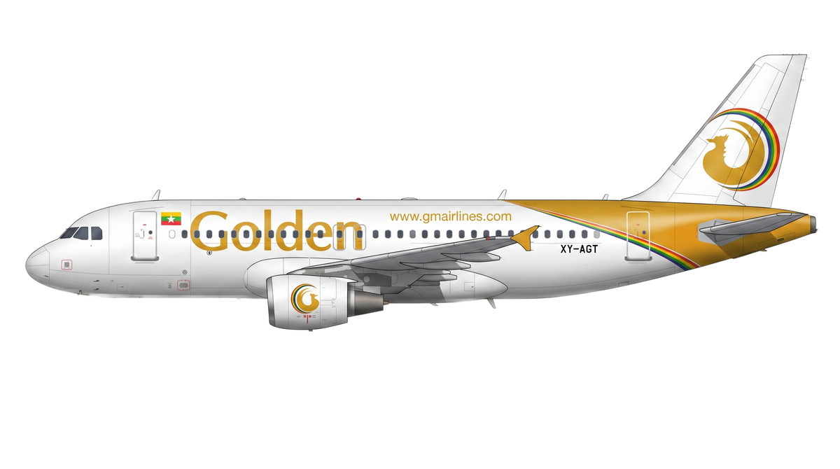 Myanmar Airways International livery