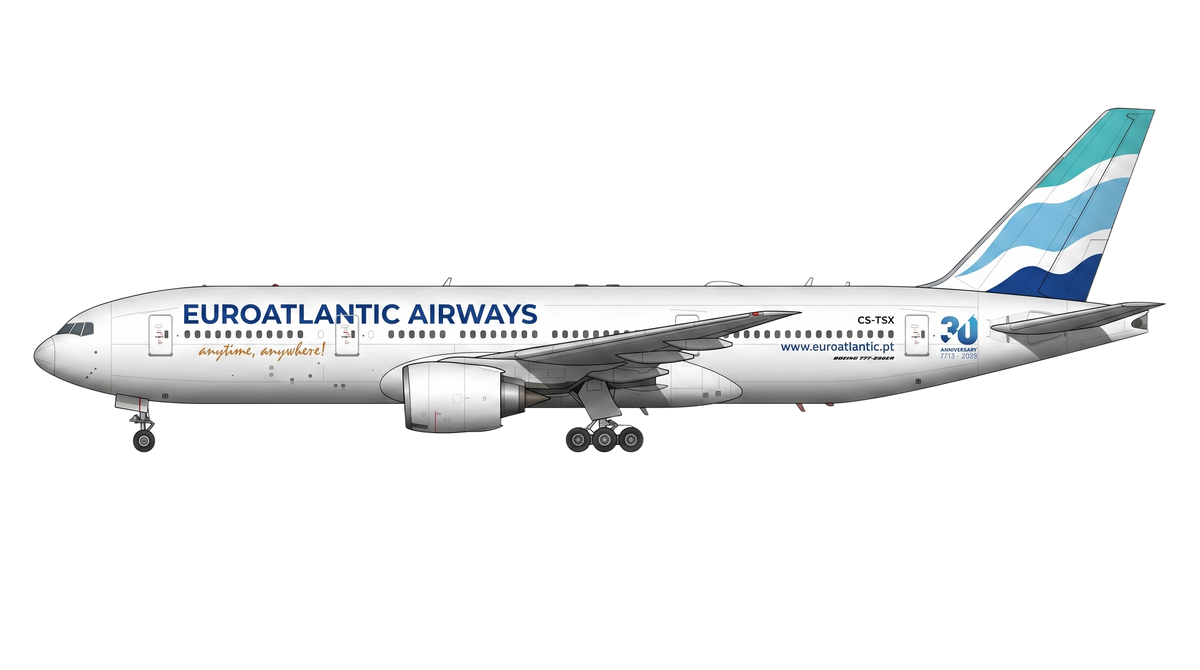 EuroAtlantic Airways livery