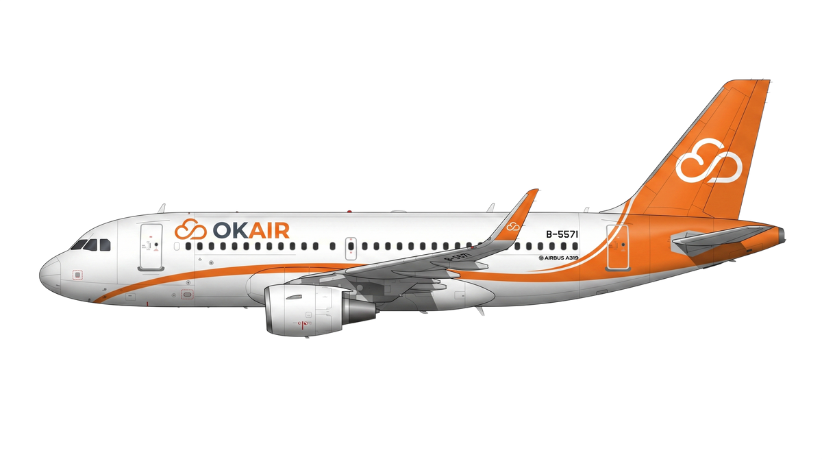 Okay Airways livery