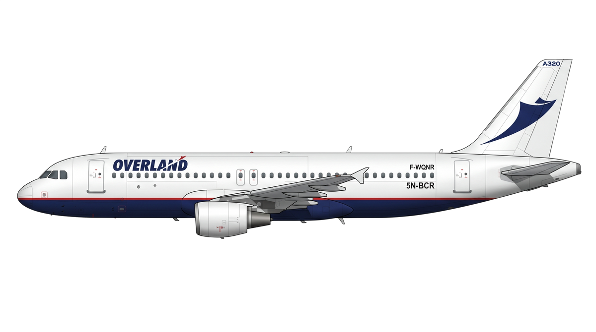 Overland Airways livery