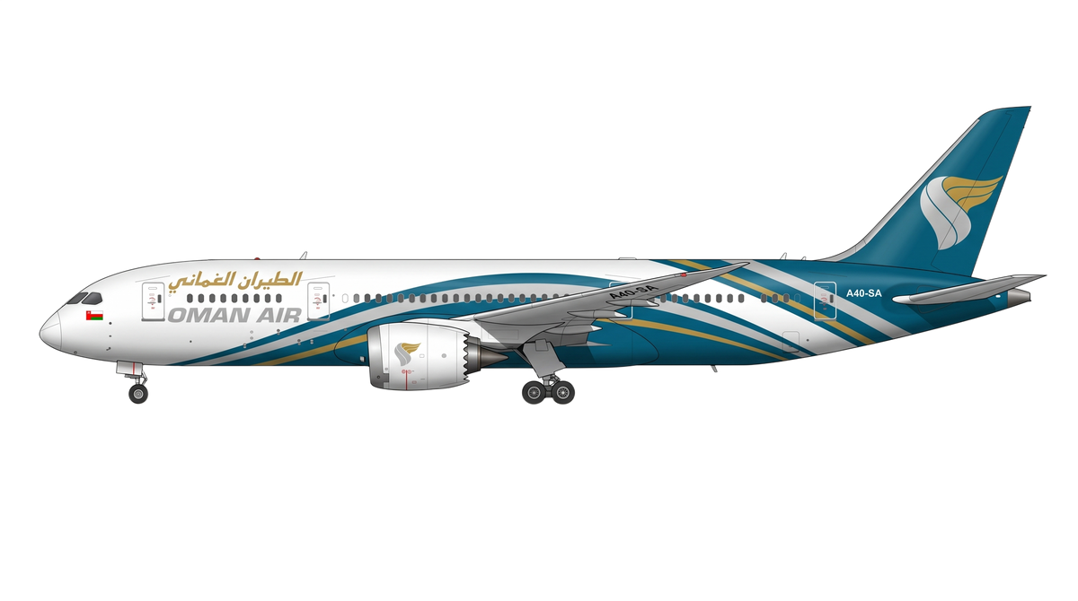 Oman Air livery