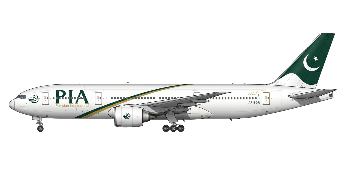 Pakistan International Airlines livery
