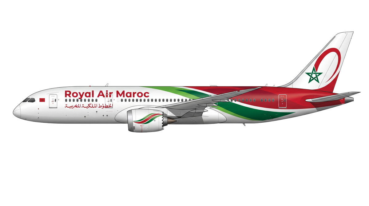 Royal Air Maroc livery