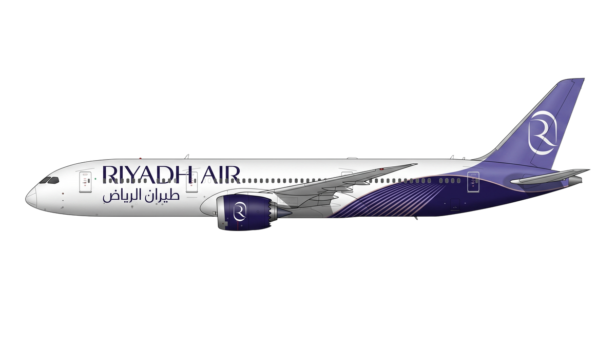 Riyadh Air livery