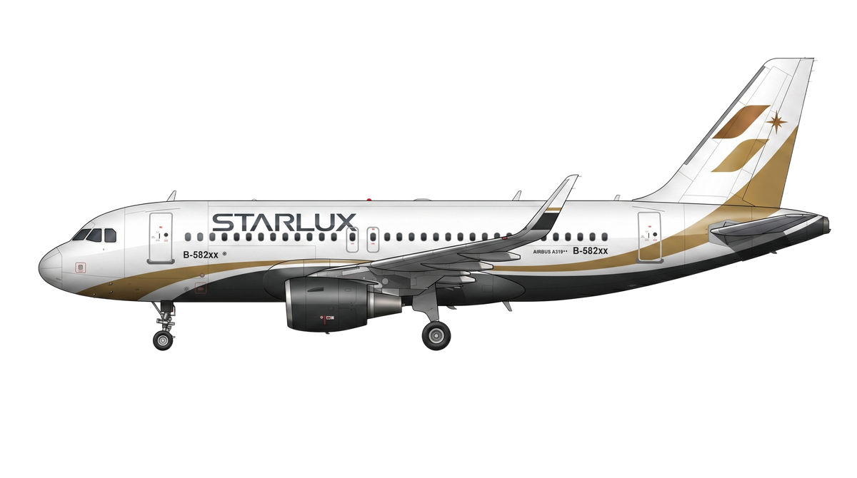 STARLUX Airlines livery