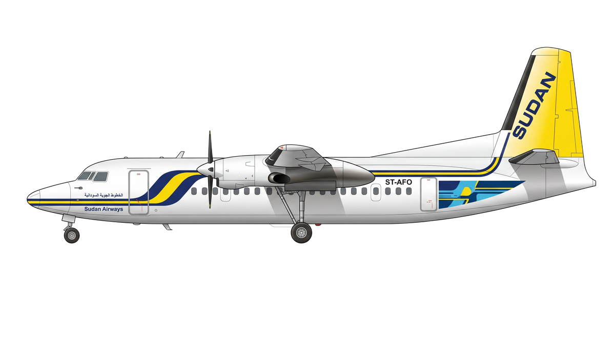 Sudan Airways livery