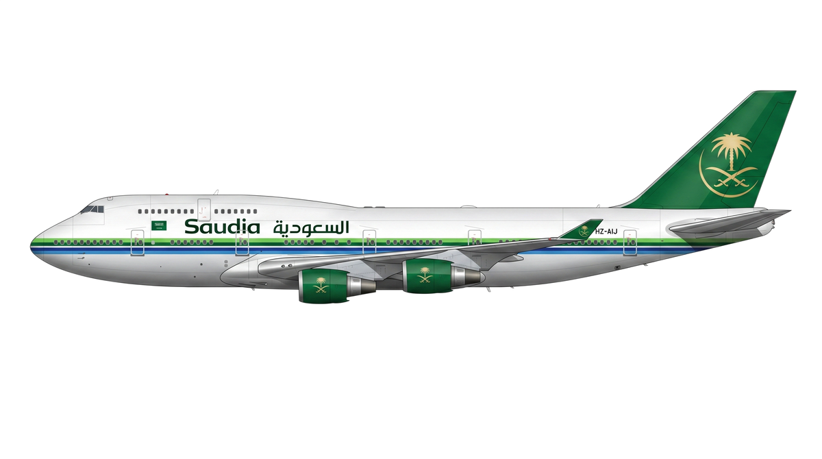 Saudia livery