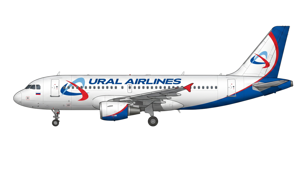 Ural Airlines livery