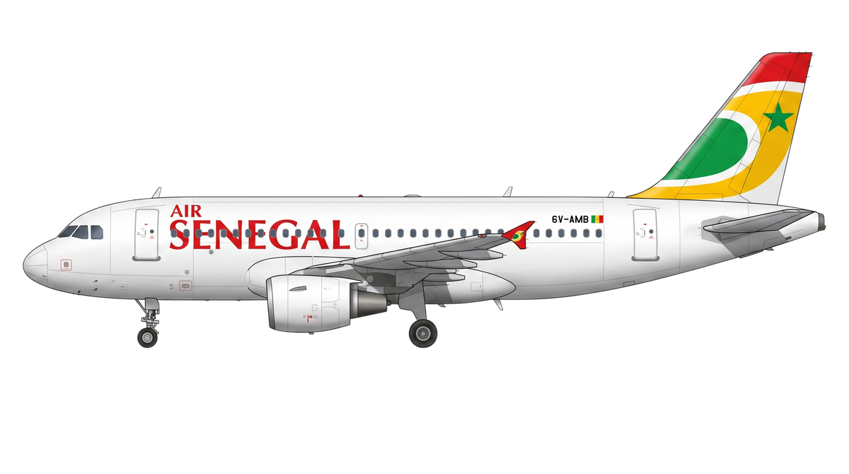 Air Senegal livery