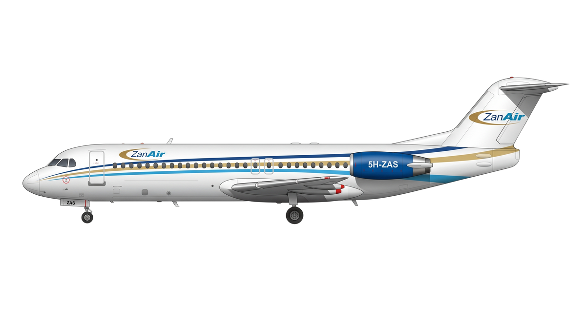 Zanair livery
