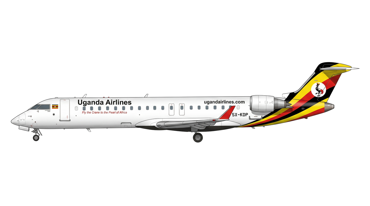 Uganda Airlines livery
