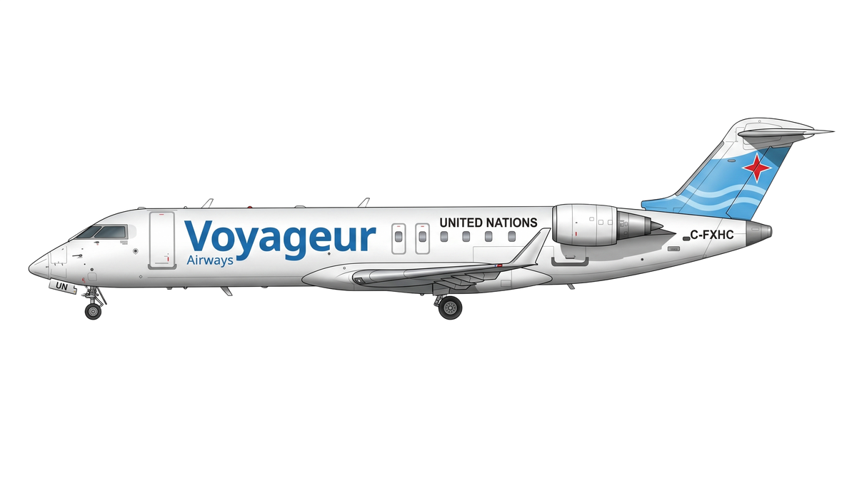 Voyageur Airways livery