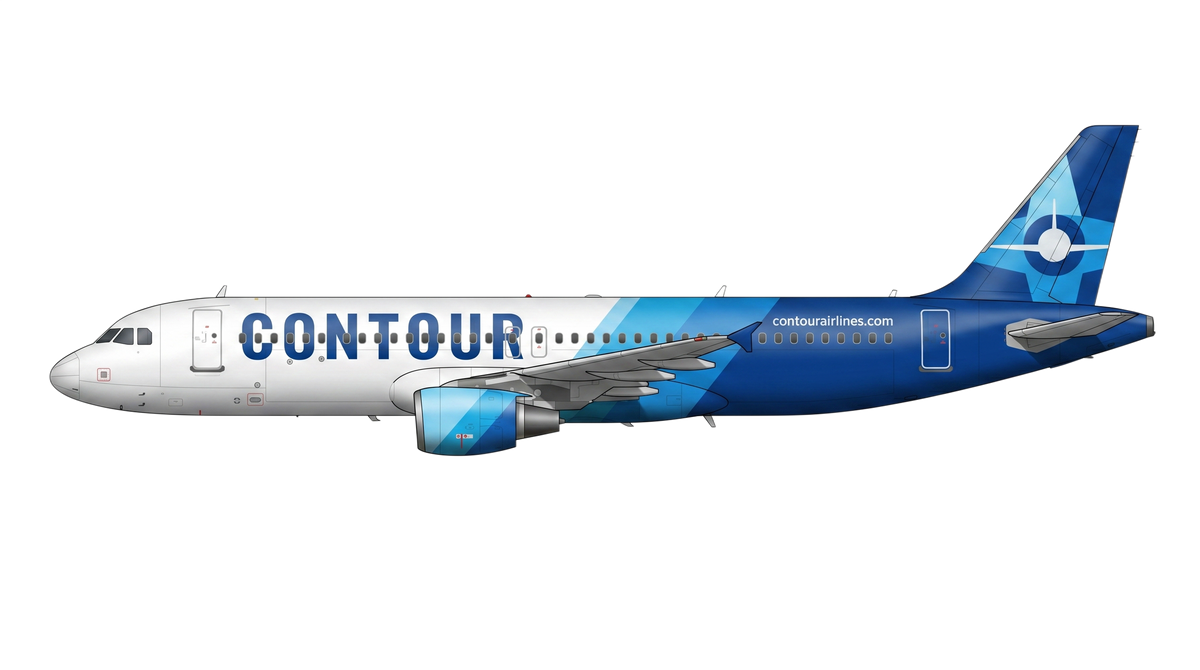 Contour Airlines livery