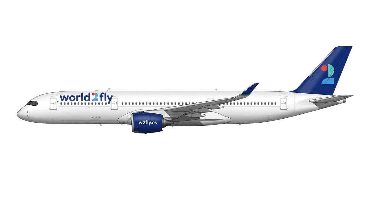 World2Fly livery